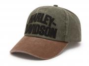 Baseballmütze "Arched Font Panhead Fitted Colorblocked Green & Dark Brown" 97716-25VM