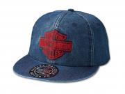 Baseballmütze "Bar & Shield Denim Snapback Cap Blue" 97735-23VM