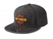 Baseballmütze "Bar & Shield Washed Fitted Cap Black" 97776-23VM
