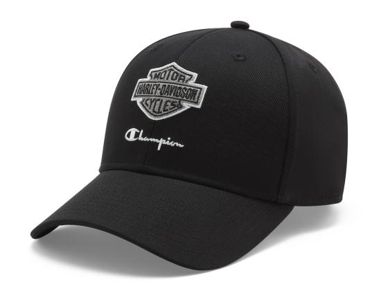 Champion x Harley-Davidson Adjustable Baseball Hat Black