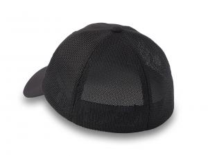 Baseballmütze "H-D Oil Can Bar & Shield Stretch-Fit Black"_1