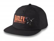 Rising Eagle Vintage Five Panel Cap Black 97733-24VM