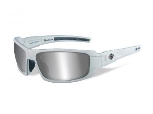 H-D Motion Grey Silver Flash Matte White Frame WXHDMTN02