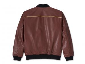 Freizeit-Lederjacke "120th Anniversary Leather Jacket Rum Raisin"_1