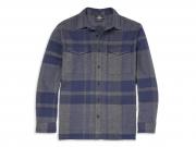 Hemd/Jacke "Cursive Font Large Plaid Shirt Jacket" 96158-22VM