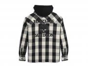 Hemd/Jacke "Willie G Skull Hoodie Buffalo Check"_1