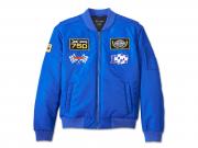 Jacke "At the Crank Bomber Jacket Blue" 97451-24VM