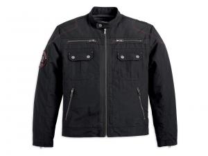 Mens Crossroads Water Resistant Black Casual Jacket 97553-13VM