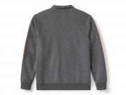 Jacke "Essential Fleece Zip Front Track Grey"_1