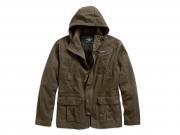 FLANNEL LINED HOODED UTILITY JACKET 97471-19VM