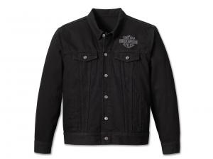 Men's Harley Davidson Denim Jacket - Black 99029-23VM