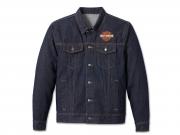 Men's Harley Davidson Denim Jacket - Dark Blue 99027-23VM
