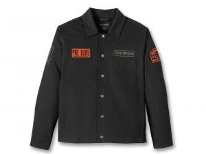 Jacke "Working Man Overshirt Black" 96044-25VM