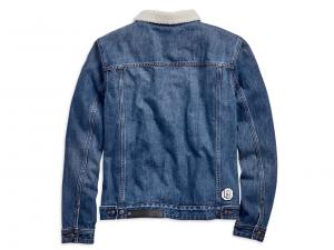 Jeansjacke "SHERPA FLEECE DENIM SLIM FIT"_1