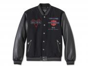V-Twin Varsity Leather Jacket 97002-25VM