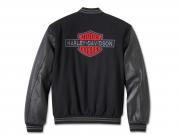 Lederjacke "V-Twin Varsity"_1