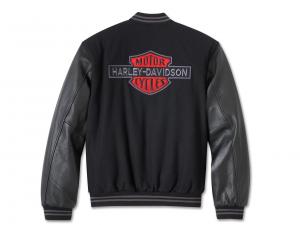 Lederjacke "V-Twin Varsity"_1