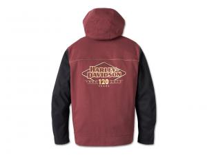 Funktionsjacke "120th Anniversary Deflector Riding Fleece Rum Raisin & Black"_1