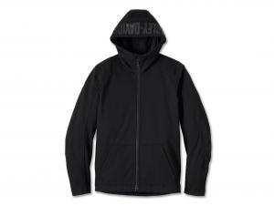 Funktionsjacke "Deflector 2.0 Hooded Riding Fleece Black" 98169-24VM