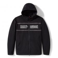 Funktionsjacke "H-D Trenton Deflector 2.0 Hooded Riding Fleece Black" 97138-25VM