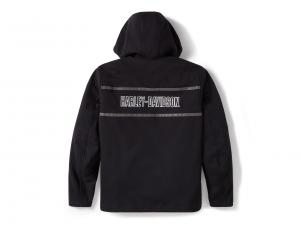 Funktionsjacke "H-D Trenton Deflector 2.0 Hooded Riding Fleece Black"_1