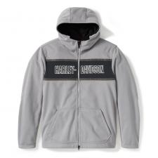 Funktionsjacke "H-D Trenton Deflector 2.0 Hooded Riding Fleece Colorblock Grey" 97134-25VM