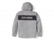 Funktionsjacke "H-D Trenton Deflector 2.0 Hooded Riding Fleece Colorblock Grey"_1