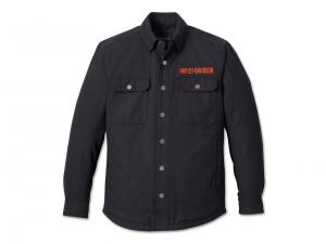 Men's Operative Riding Shirt Jacket Black 98100-23EM