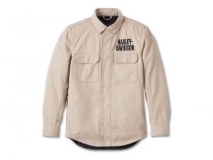Men's Operative Riding Shirt Jacket Vintage Khaki 98138-24VM
