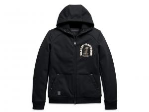 Hoodie "ARTERIAL ABRASION-RESISTANT SLIM FIT RIDING SWEATSHIRT BLACK" 98148-20EM