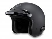 Helm "Fury N04 Bluetooth 3/4 Matte Black"_3