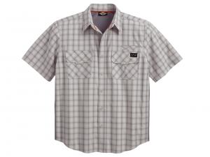 Men's Performance Short Sleeve Plaid Shirt 99038-11VM
