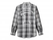Hemd "#1 Racing Performance Long Sleeve Black Plaid"_1