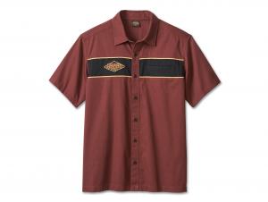 Hemd "120th Anniversary Mechanic Dark Red" 96633-23VM
