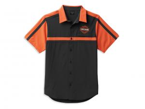Men's Coolcore B&S Shirt Colorblocked Orange 99087-22VM