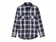 Men's Essence Shirt Blue Plaid 96650-23VM