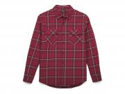 Essence Shirt Red Plaid 96405-22VM