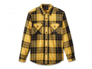 Men's Essence Shirt Yellow Plaid 96460-24VM
