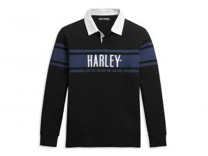 Men's H-D Knit Rugby Shirt 96336-21VM