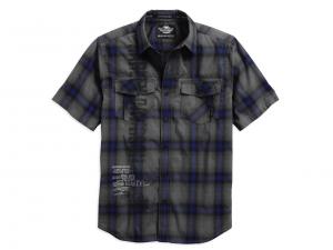 HEATHERED PLAID SHIRT 96452-17VM