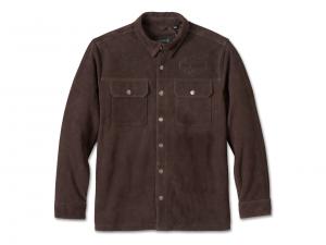 Hemd "Milwaukee Aviator Suede Overshirt" 97005-25VM