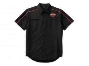 Men's Performance B&S Shirt Black & Orange 99089-22VM