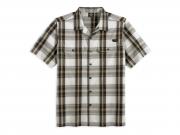 Plaid Garage Shirt with Back Graphic 99039-13VM