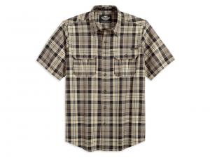 Plaid Wrinkle-Resistant Woven Shirt 99047-13VM