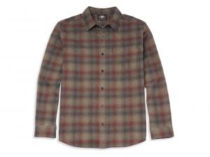 Men's Shed Font One Pocket Plaid Flannel 96144-22VM