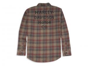 Hemd "Shed Font One Pocket Plaid Flannel"_1