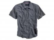 Short Sleeve #1 Badge Striped Shirt 99099-13VM