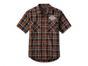 Men's Spirit of Freedom Performance Short Sleeve Shirt Orange 96556-24VM