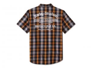 Hemd "Staple Short Sleeve Shirt Plaid Black"_1