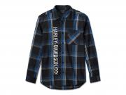 Hemd "The Bagger Long Sleeve Black Plaid" 96466-24VM